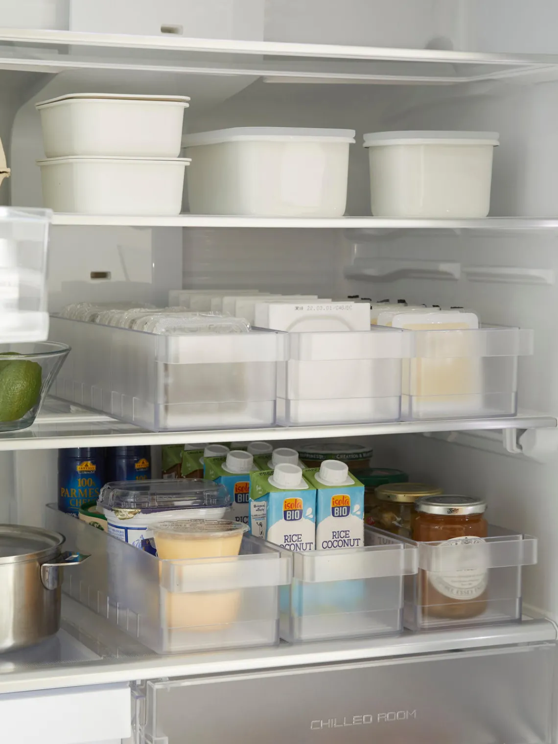 Almacenaje De Cocina>Yamazaki Organizador de nevera con divisores Tower Blanco