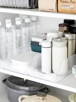 Almacenaje De Cocina></noscript>Yamazaki Organizador de nevera Tower Blanco