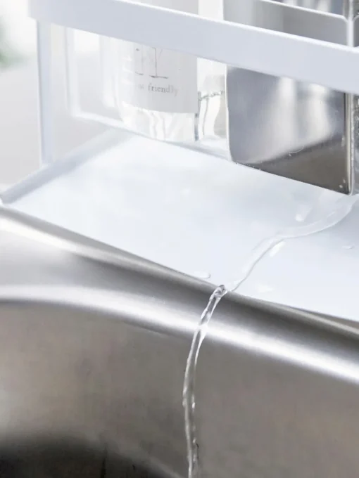 Escurreplatos|Almacenaje De Cocina>Yamazaki Organizador lavavajillas de metal Tower Blanco