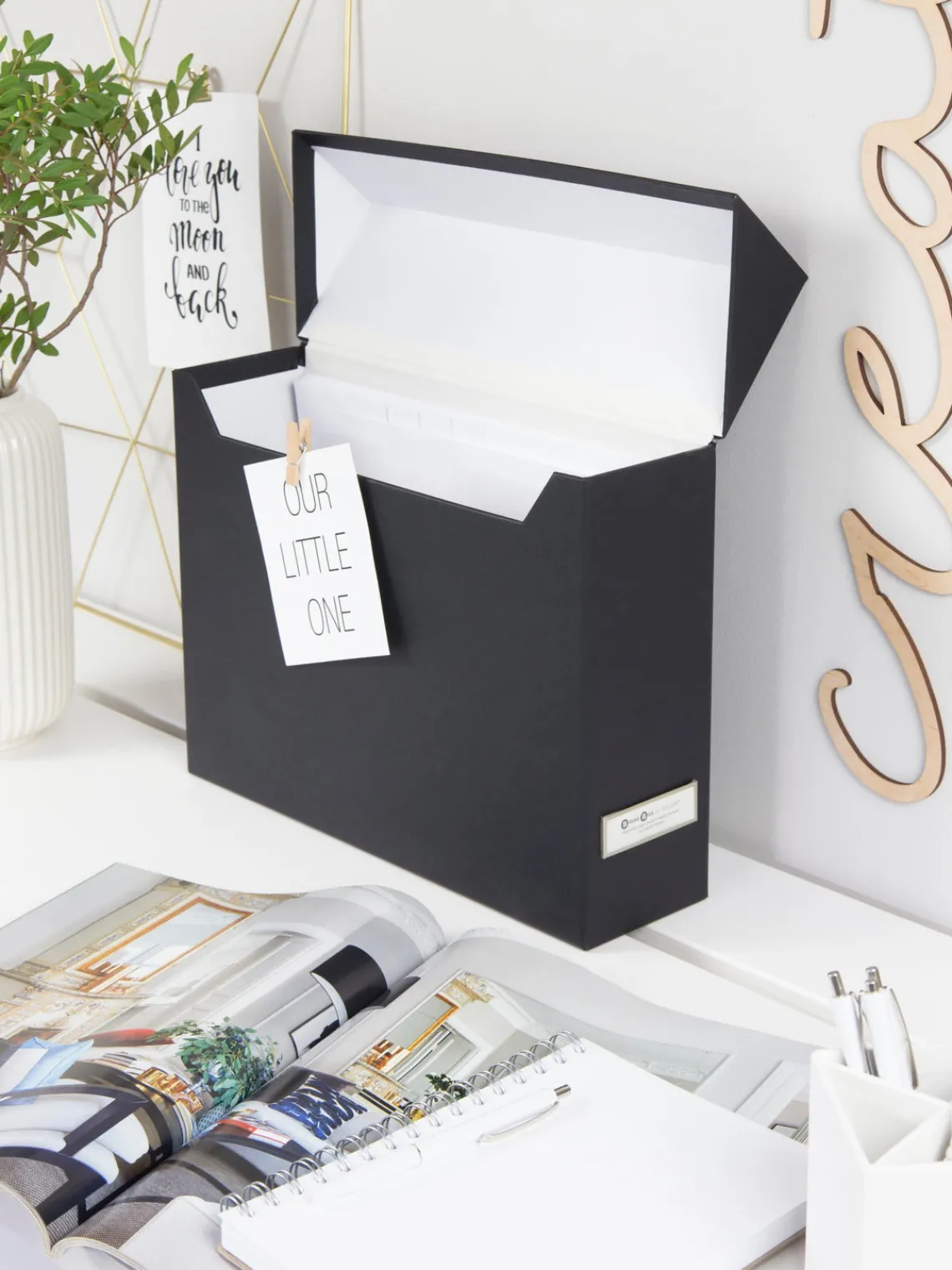 Material De Oficina|Material De Oficina>Bigso Box of Sweden Organizador Lovisa Negro