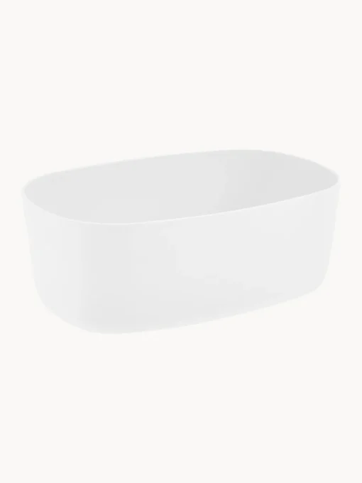Cestas Para Pan|Almacenaje De Cocina>Rig-Tig Panera con tapadera de bambú Box-It Blanco, madera de bambú