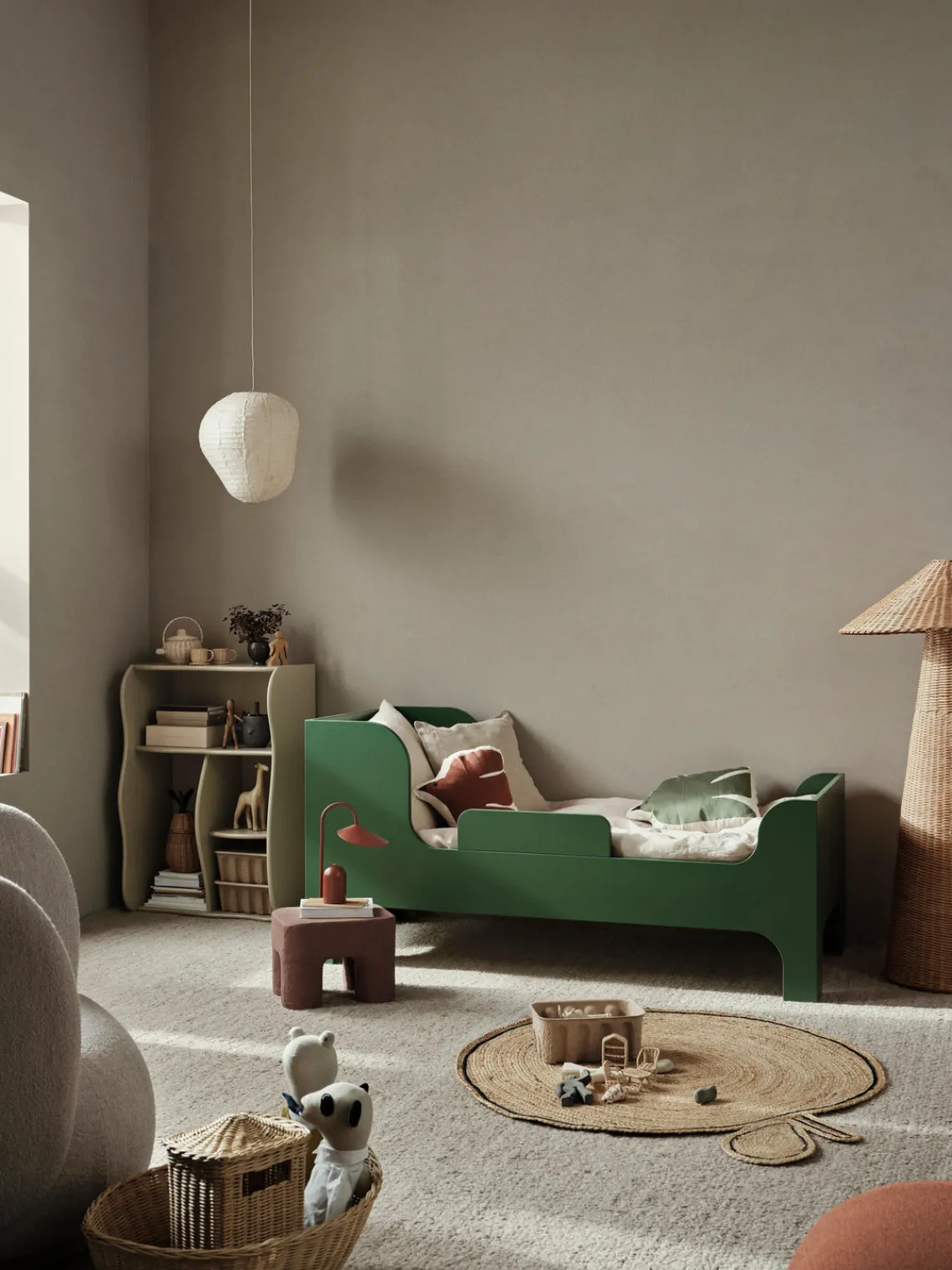 Lámparas De Techo|Lámparas De Techo>Ferm Living Pantalla de papel de arroz Kurbis, tamaños diferentes