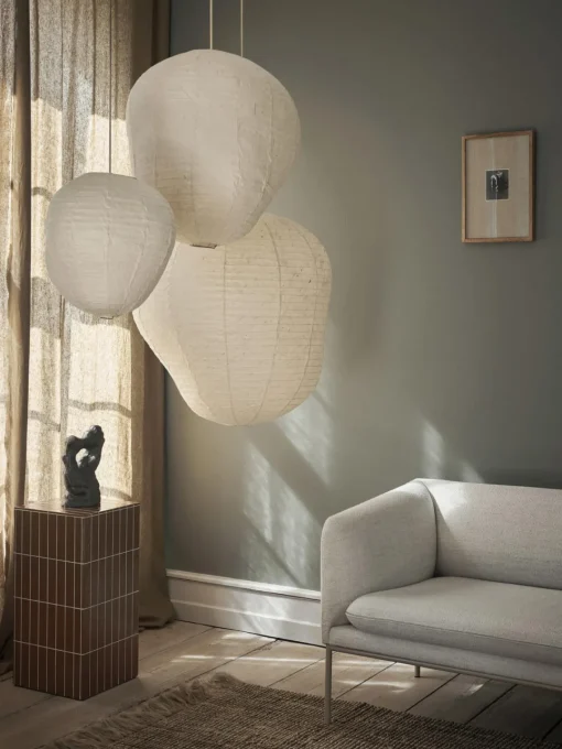 Lámparas De Techo|Lámparas De Techo>Ferm Living Pantalla de papel de arroz Kurbis, tamaños diferentes