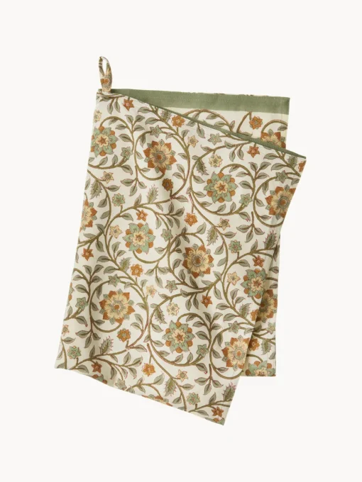 Textiles De Cocina Y Manteles|Textiles De Cocina>Bungalow Paño de cocina artesanal con estampado floral Lulu