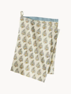 Textiles De Cocina Y Manteles|Textiles De Cocina>Bungalow Paño de cocina artesanal con estampado floral Lulu