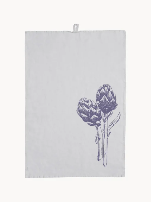Textiles De Cocina Y Manteles|Textiles De Cocina>Frohstoff Paño de cocina artesanal Dalila Gris claro, gris azulado