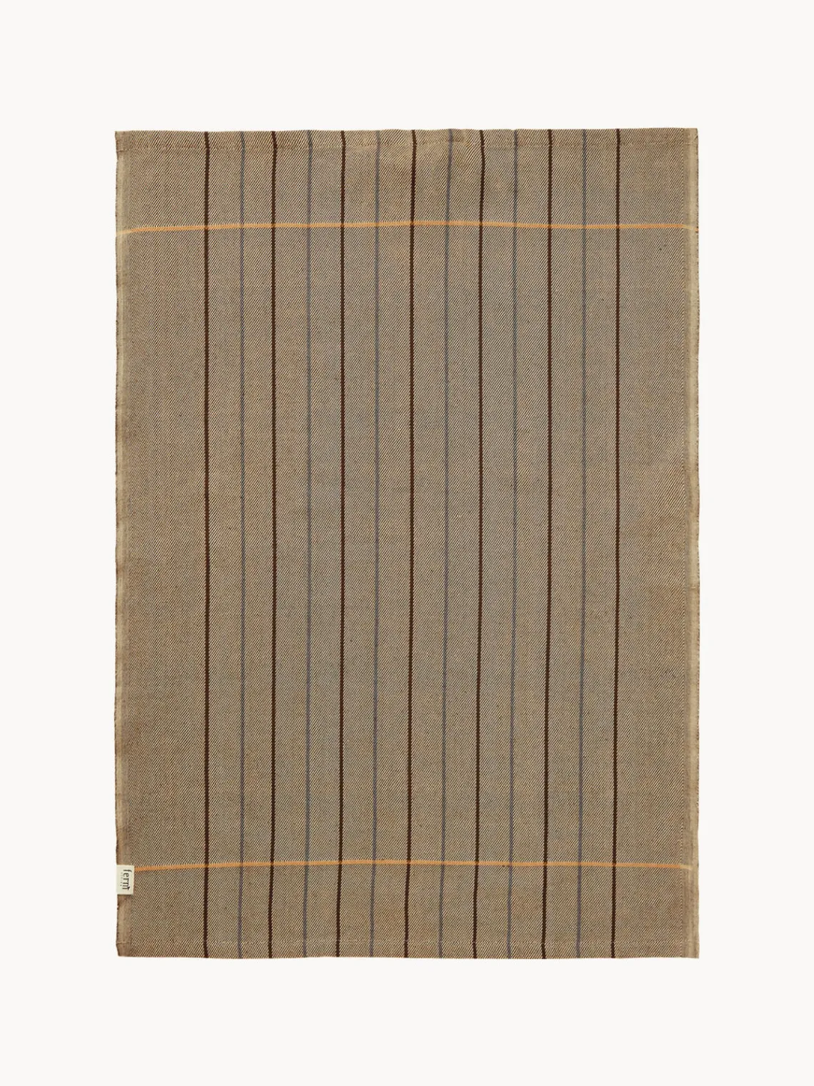 Textiles De Cocina Y Manteles|Textiles De Cocina>Ferm Living Paños de cocina de algodón ecológico Ito, 2 uds. Tonos grises y marrones