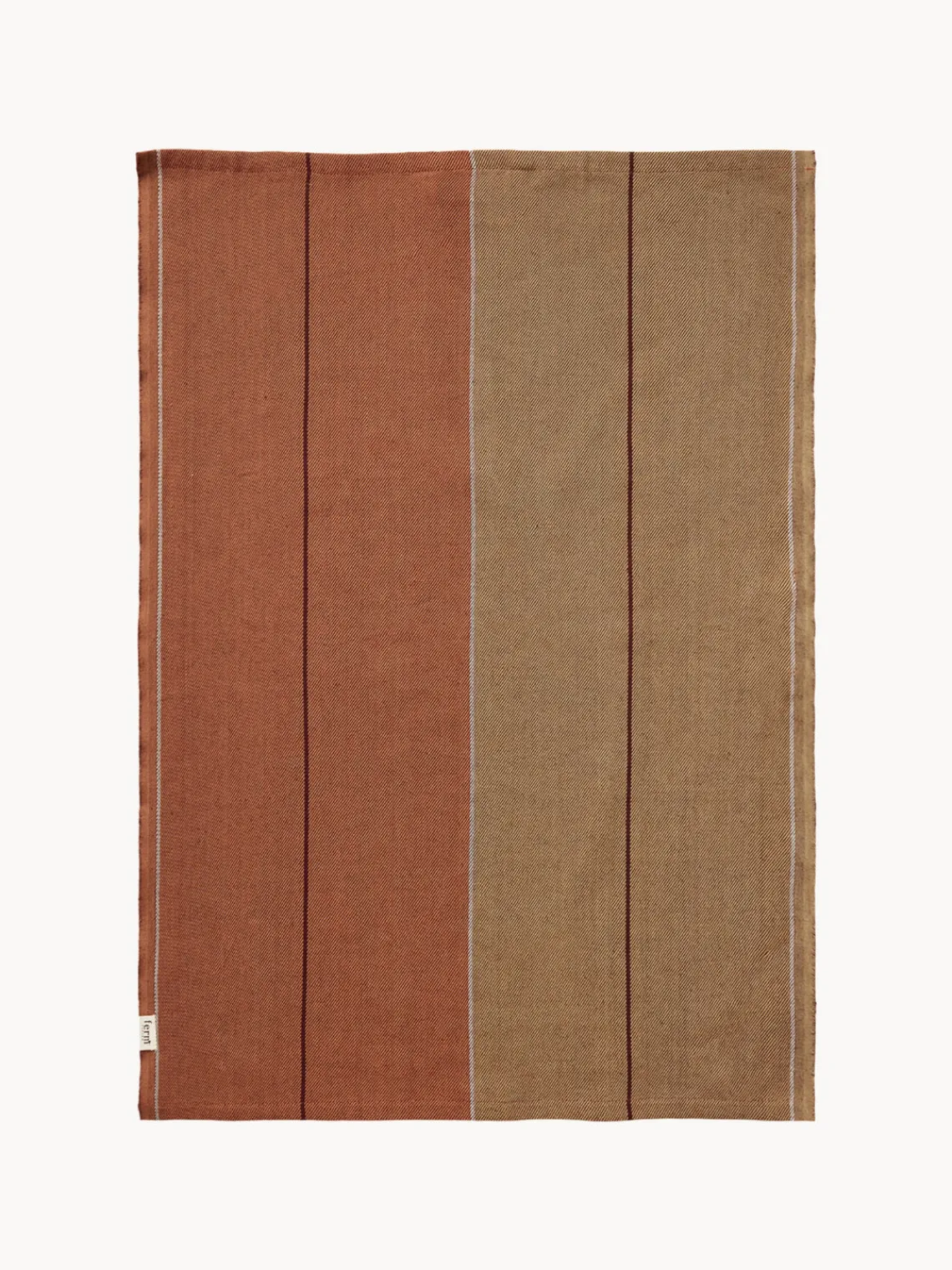 Textiles De Cocina Y Manteles|Textiles De Cocina>Ferm Living Paños de cocina de algodón ecológico Ito, 2 uds. Tonos grises y marrones