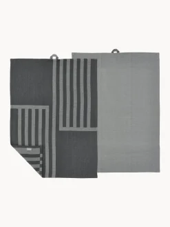 Textiles De Cocina Y Manteles|Textiles De Cocina></noscript>Södahl Paños de cocina Reflection, 2 uds. Tonos grises