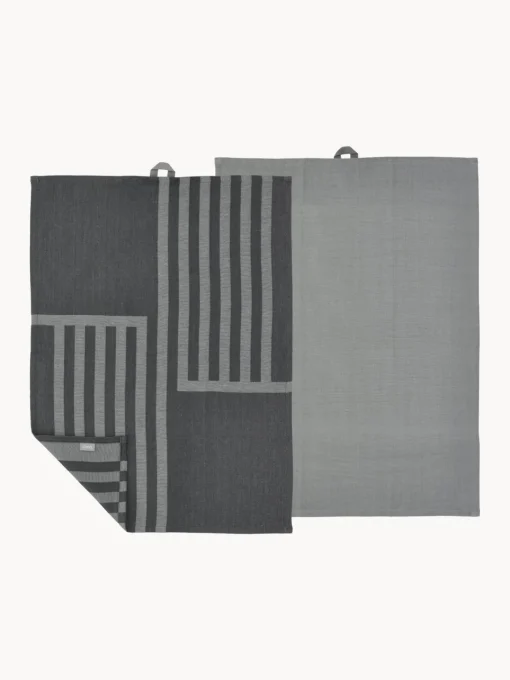 Textiles De Cocina Y Manteles|Textiles De Cocina>Södahl Paños de cocina Reflection, 2 uds. Tonos grises