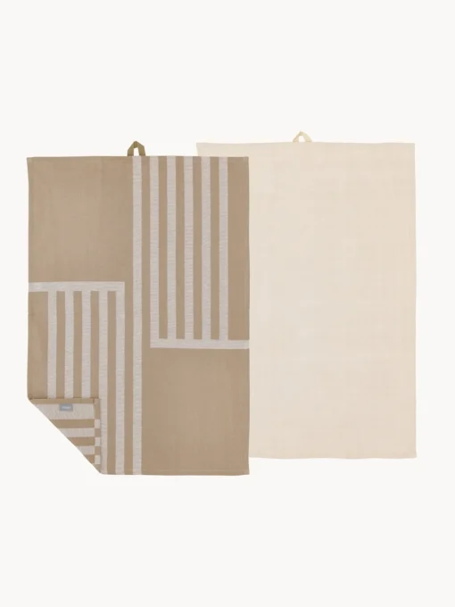Textiles De Cocina Y Manteles|Textiles De Cocina>Södahl Paños de cocina Reflection, 2 uds. Tonos beige