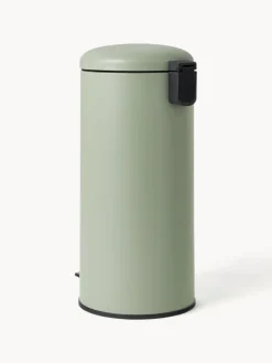 Cubos De Basura Y Reciclaje|Almacenaje De Cocina></noscript>Westwing Collection Papelera con pedal Rafa, 30 L Verde salvia, negro