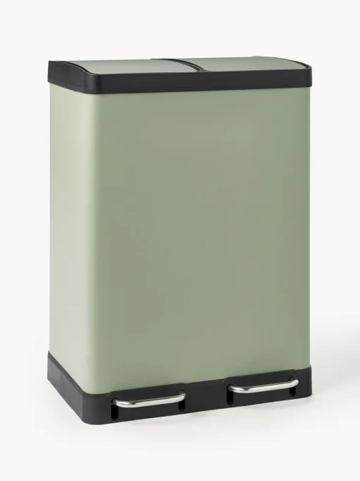Best Papelera con pedal Rafa, 2x30 L Cubos De Basura Y Reciclaje|Almacenaje De Cocina
