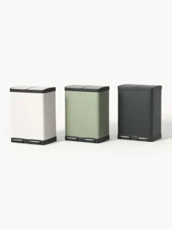Best Papelera con pedal Rafa, 2x30 L Cubos De Basura Y Reciclaje|Almacenaje De Cocina
