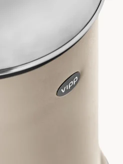Cubos De Basura Y Reciclaje|Almacenaje De Cocina></noscript>Vipp Papelera con pedal 15 Beige claro, plateado