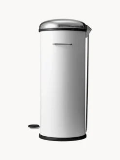 Cubos De Basura Y Reciclaje|Almacenaje De Cocina></noscript>Vipp Papelera con pedal 17 Blanco, plateado
