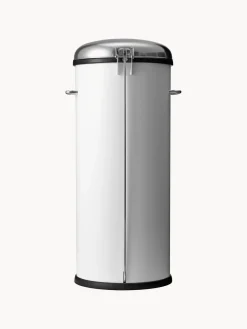 Cubos De Basura Y Reciclaje|Almacenaje De Cocina></noscript>Vipp Papelera con pedal 17 Blanco, plateado