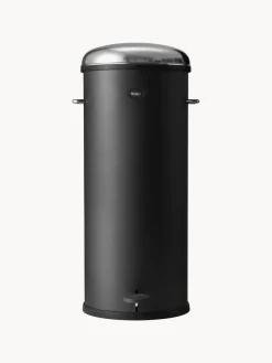 Cubos De Basura Y Reciclaje|Almacenaje De Cocina>Vipp Papelera con pedal 17 Negro, plateado