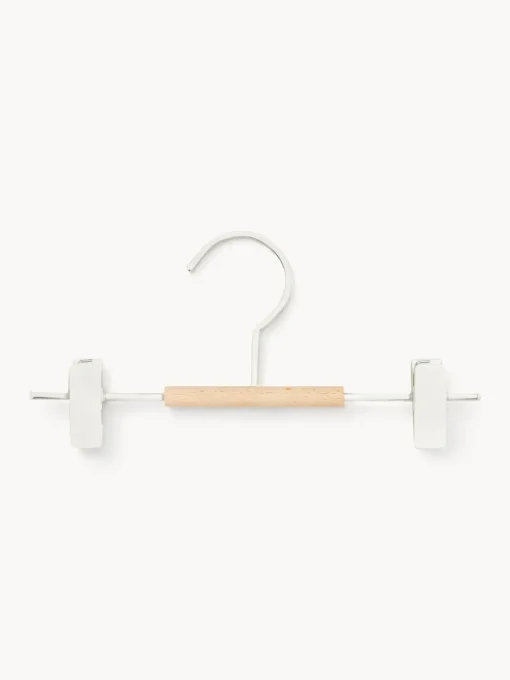 Decoración Infantil|Colgadores Y Estantes De Pared>Mustard Made Perchas Kids Clip, 5 uds. Blanco