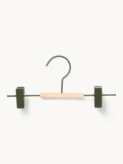 Decoración Infantil|Colgadores Y Estantes De Pared>Mustard Made Perchas Kids Clip, 5 uds. Verde oscuro