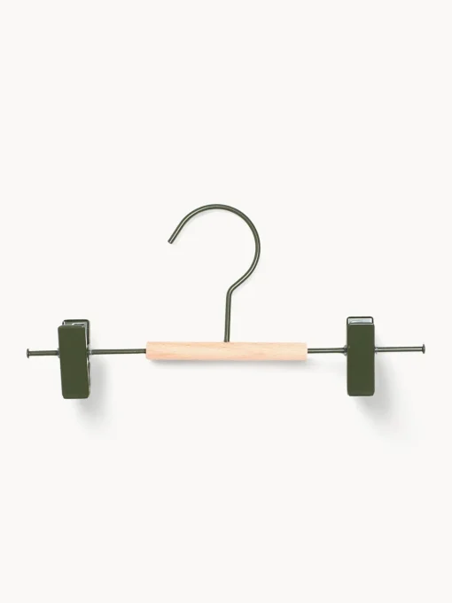 Decoración Infantil|Colgadores Y Estantes De Pared>Mustard Made Perchas Kids Clip, 5 uds. Verde oscuro