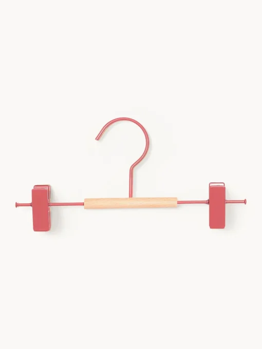 Decoración Infantil|Almacenaje Infantil>Mustard Made Perchas Kids Clip, 5 uds. Rosa palo