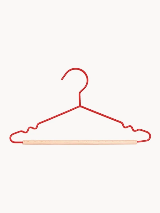 Decoración Infantil|Colgadores Y Estantes De Pared>Mustard Made Perchas Kids Top, 10 uds. Rojo