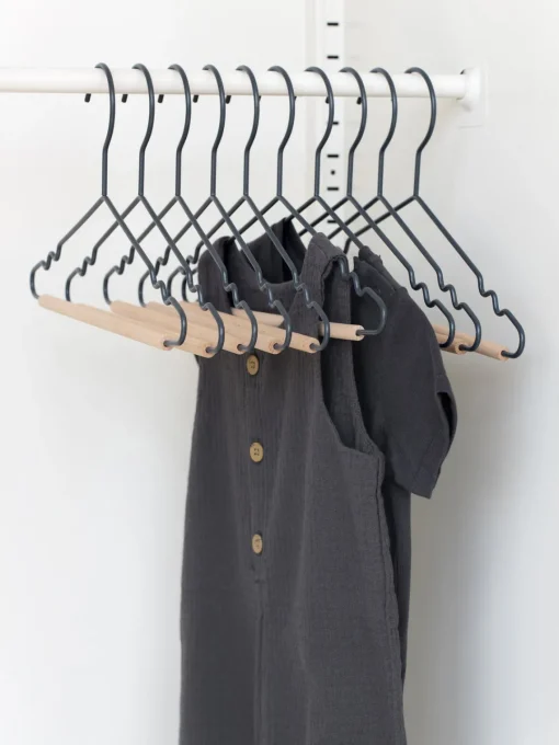 Decoración Infantil|Colgadores Y Estantes De Pared>Mustard Made Perchas Kids Top, 10 uds. Gris azulado
