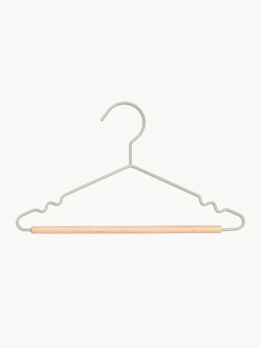 Decoración Infantil|Almacenaje Infantil>Mustard Made Perchas Kids Top, 10 uds. Verde salvia