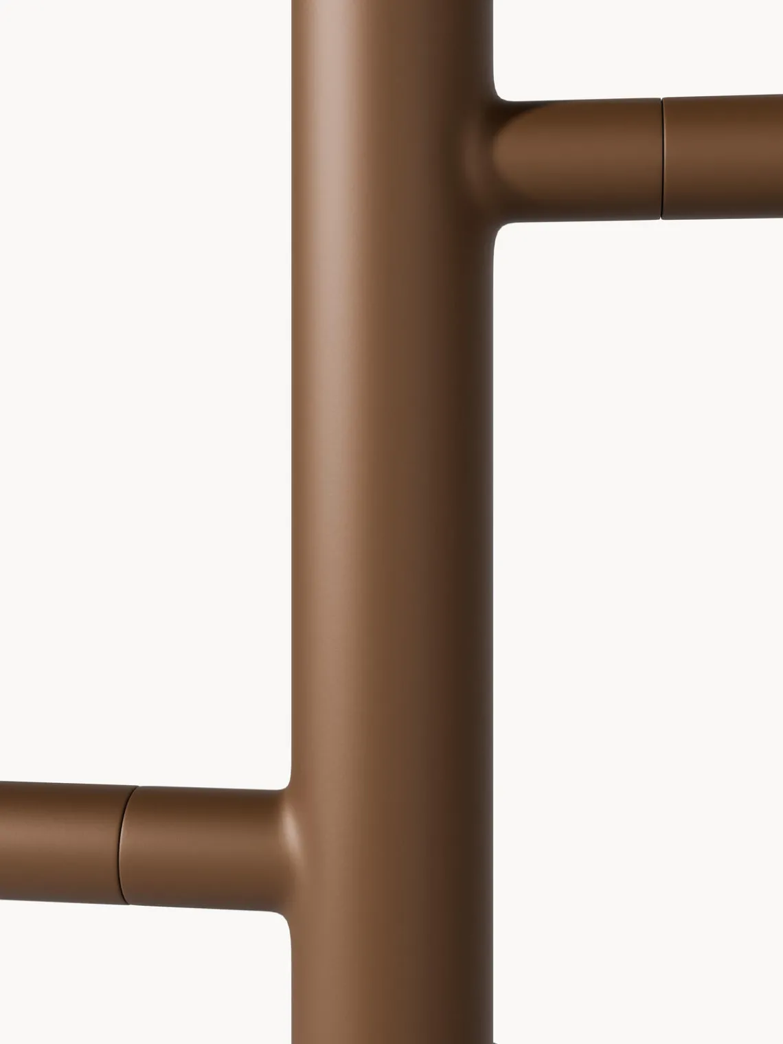 Percheros De Pie|Percheros De Pie>Westwing Collection Perchero con base de mármol Disa Marrón oscuro, mármol marrón oscuro