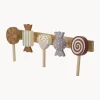 Decoración Infantil|Colgadores Y Estantes De Pared>Bloomingville Mini Perchero de pared de madera Rudy