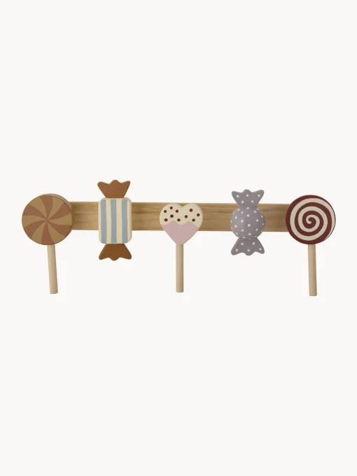 Decoración Infantil|Colgadores Y Estantes De Pared>Bloomingville Mini Perchero de pared de madera Rudy