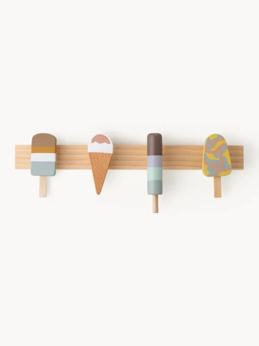 Decoración Infantil|Colgadores Y Estantes De Pared>Bloomingville Mini Perchero infantil de pared Ice Creams