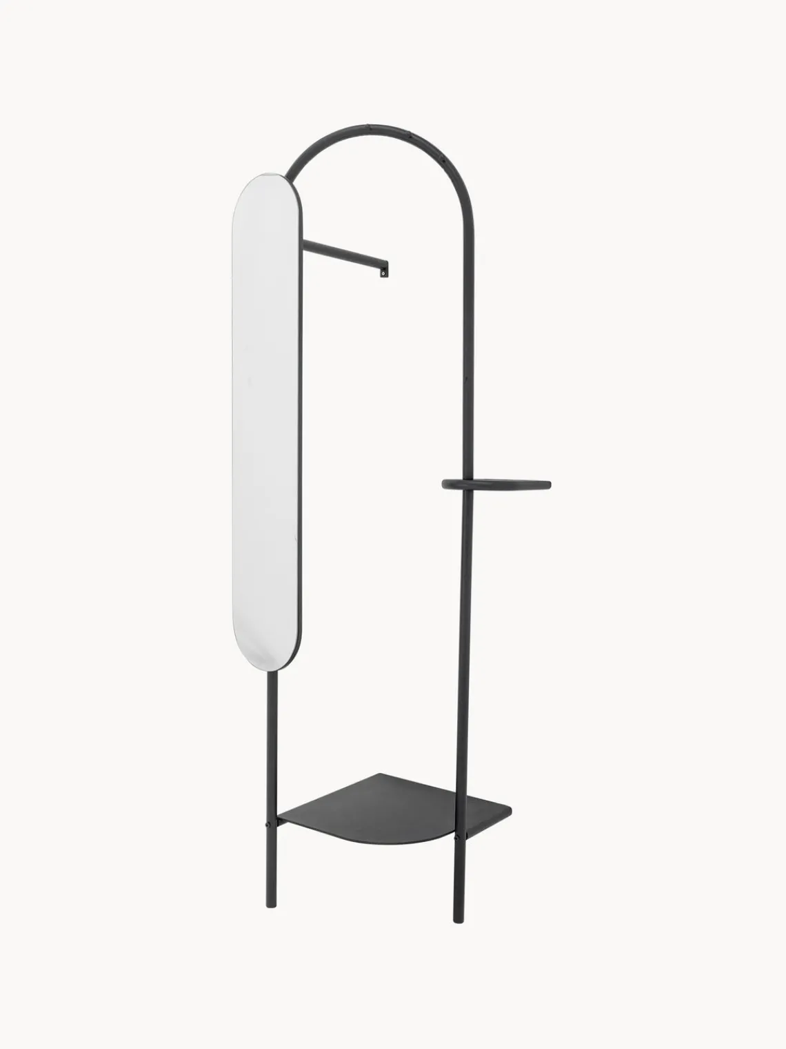 New Perchero metálico con espejo regulable Belen Percheros De Pie|Percheros De Pie