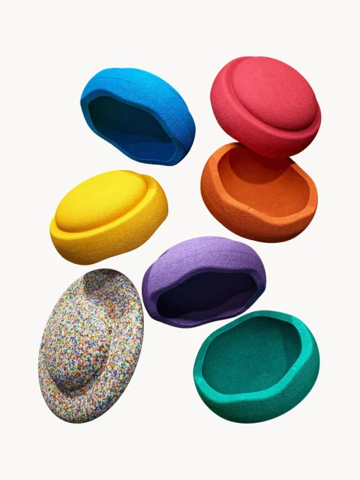 Juguetes A Partir De 1 Año|Decoración Infantil>Stapelstein Piedras apilables con piedra de equilibrio Original, 7 pzas. Multicolor