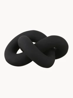 Figuras Decorativas|Jarrones></noscript>Cooee Design Pieza decorativa artesanal Knot, 6 cm Negro mate