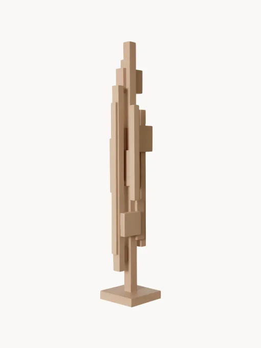 Figuras Decorativas|Jarrones>HKLIVING Pieza decorativa de madera de teca Skyline