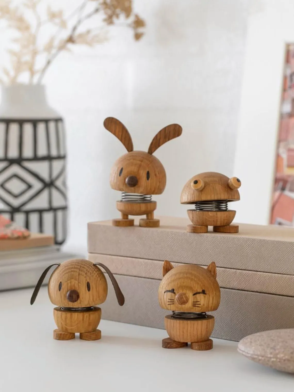 Figuras Decorativas|Jarrones>Hoptimist Pieza decorativa de madera de roble Fuzzle