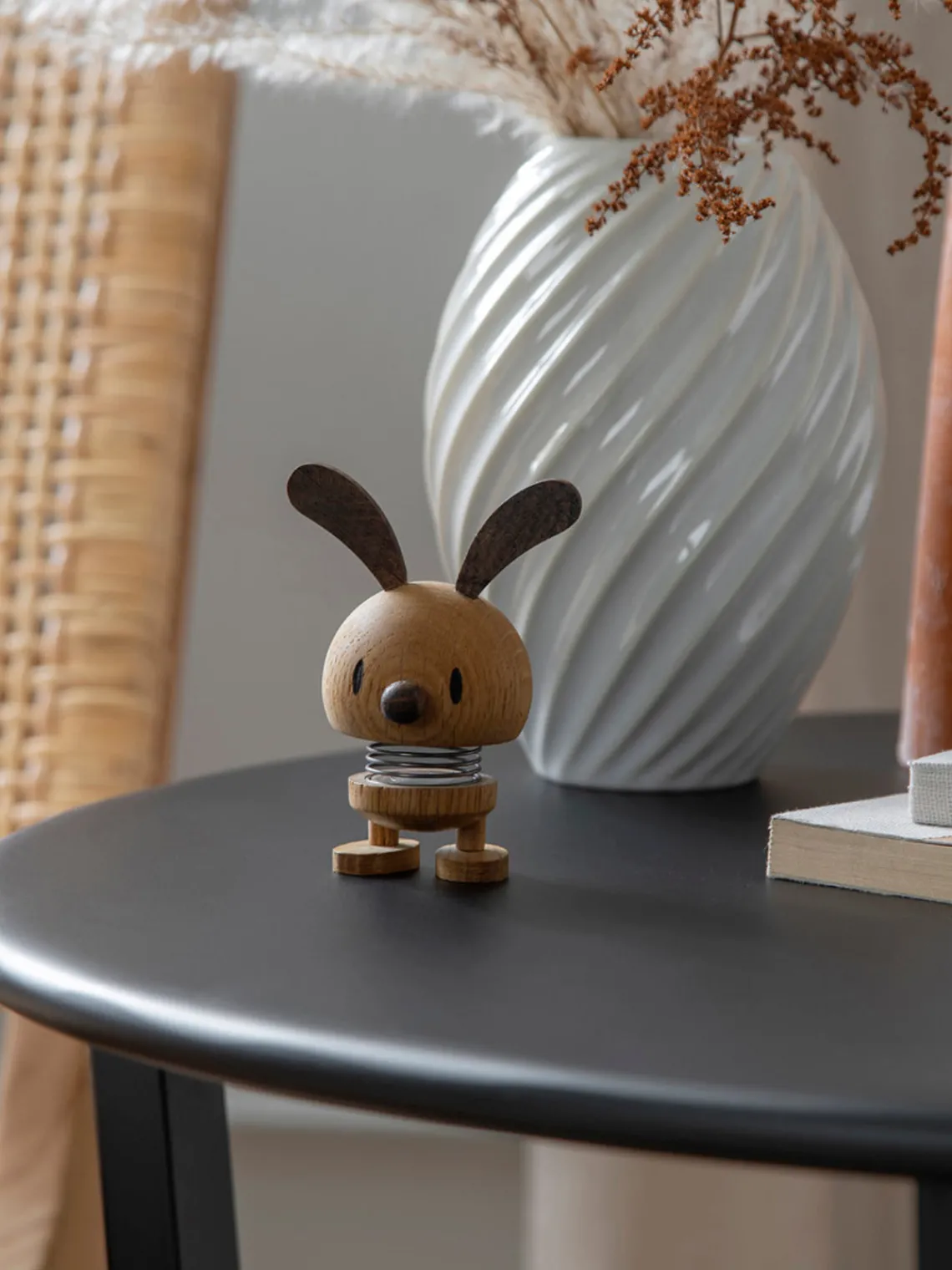 Figuras Decorativas|Jarrones>Hoptimist Pieza decorativa de madera de roble Fuzzle