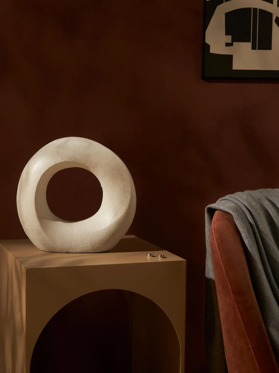 New Pieza decorativa en look arenisca Olena Jarrones|Figuras Decorativas