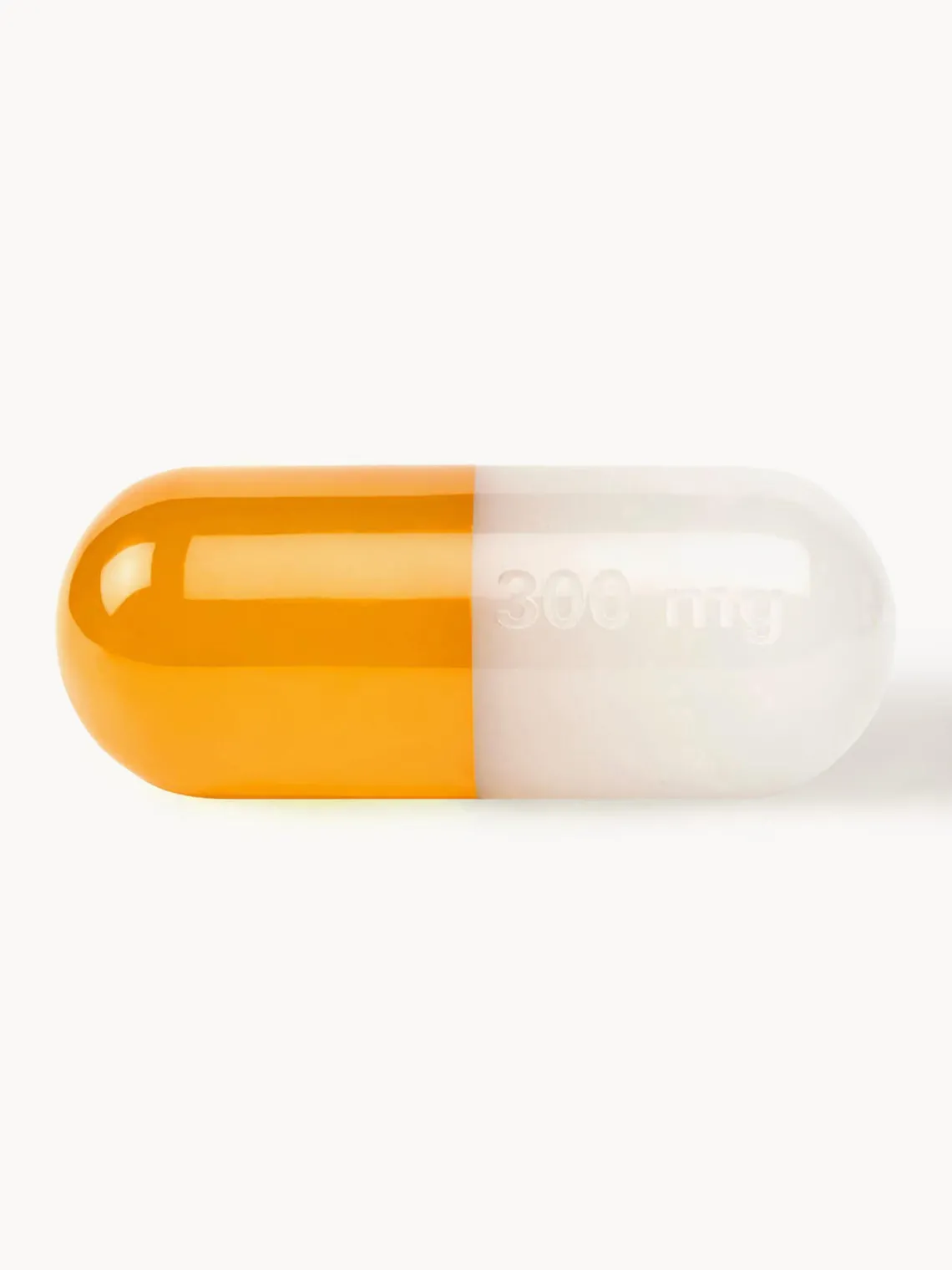 Jarrones|Figuras Decorativas>Jonathan Adler Pieza decorativa Pill Blanco, naranja