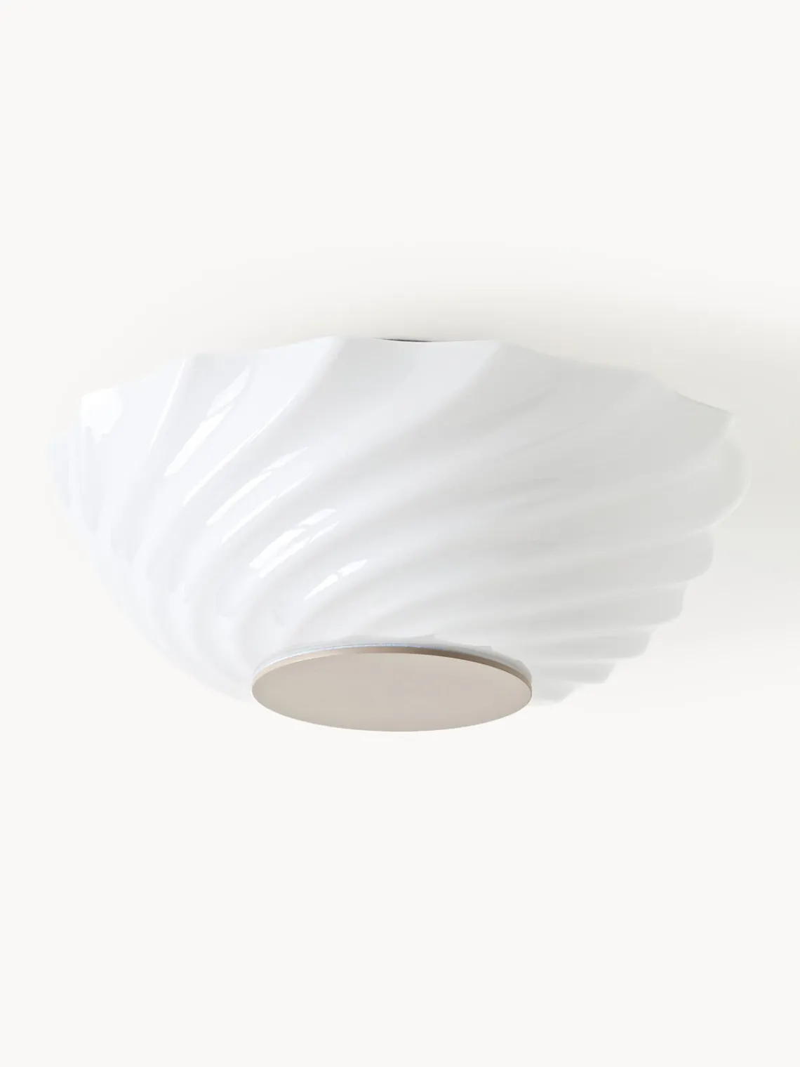 Plafones|Lámparas De Techo>Westwing Collection Plafón Anya Blanco, beige claro