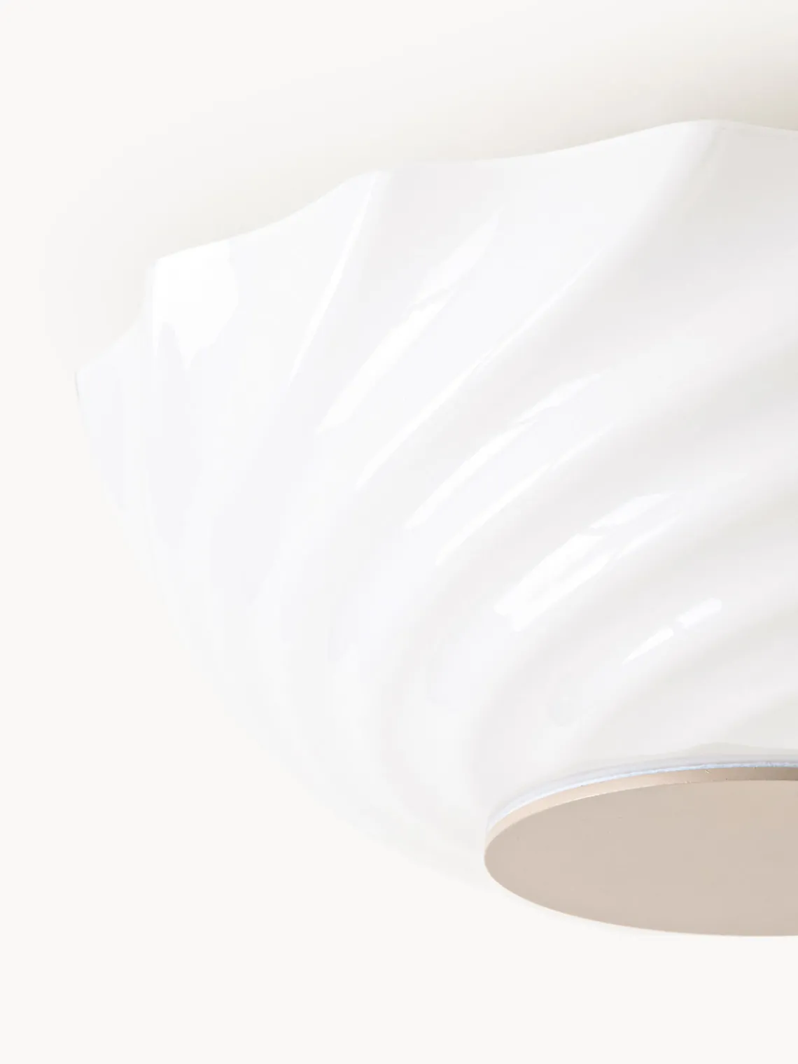 Plafones|Lámparas De Techo>Westwing Collection Plafón Anya Blanco, beige claro