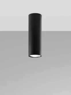 Plafones|Lámparas De Techo></noscript> Plafón Castro, 20 cm Negro mate