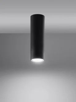 Plafones|Lámparas De Techo></noscript> Plafón Castro, 20 cm Negro mate