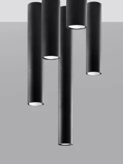 Plafones|Lámparas De Techo></noscript> Plafón Castro, 20 cm Negro mate