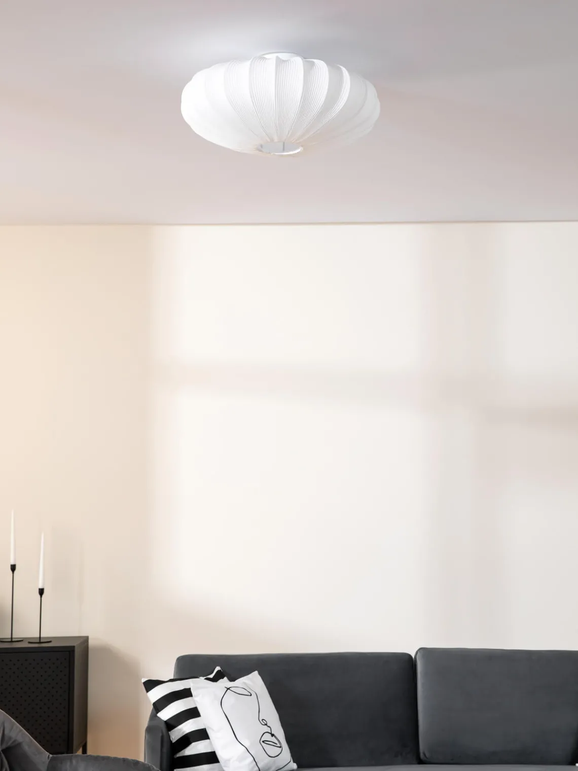 Plafones|Lámparas De Techo>Aneta Plafón de tela Mamsell