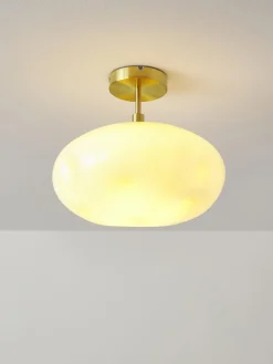 Plafones|Lámparas De Techo></noscript>Westwing Collection Plafón de vidrio opalino Josie