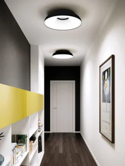 Plafones|Lámparas De Techo>Martinelli Luce Plafón grande LED r egulable Maggiolone Negro