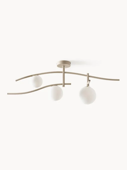 Plafones|Lámparas De Techo>Westwing Collection Plafón grande Nebo Beige claro